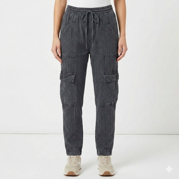 Free People Pants - Free People Women The Good Utility Cargo Pants Linen M